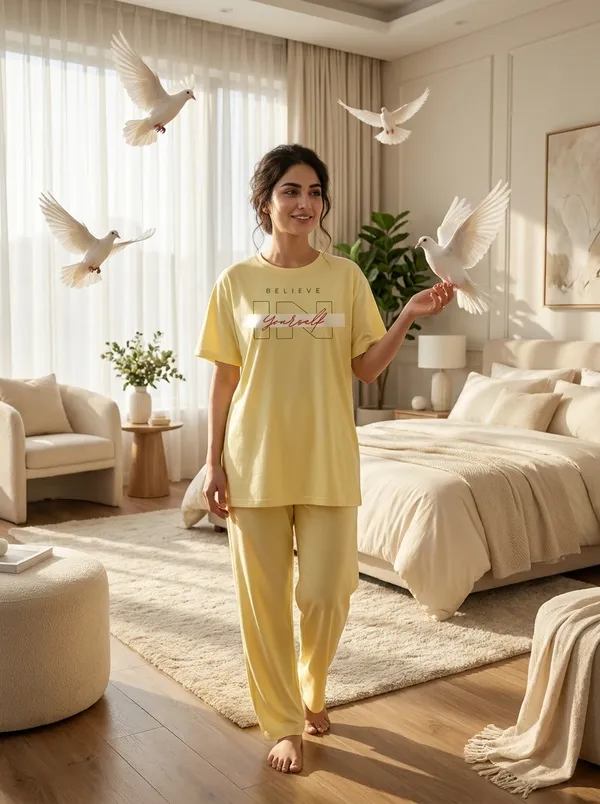 Fasense_Pure_Sinker_Cotton_Night_Suit_for_Women,__Super-Soft_Everyday_Loungewear_Tee_&_Pyjama_Set_for_Ladies_(Breathable,_Relaxed_Fit)