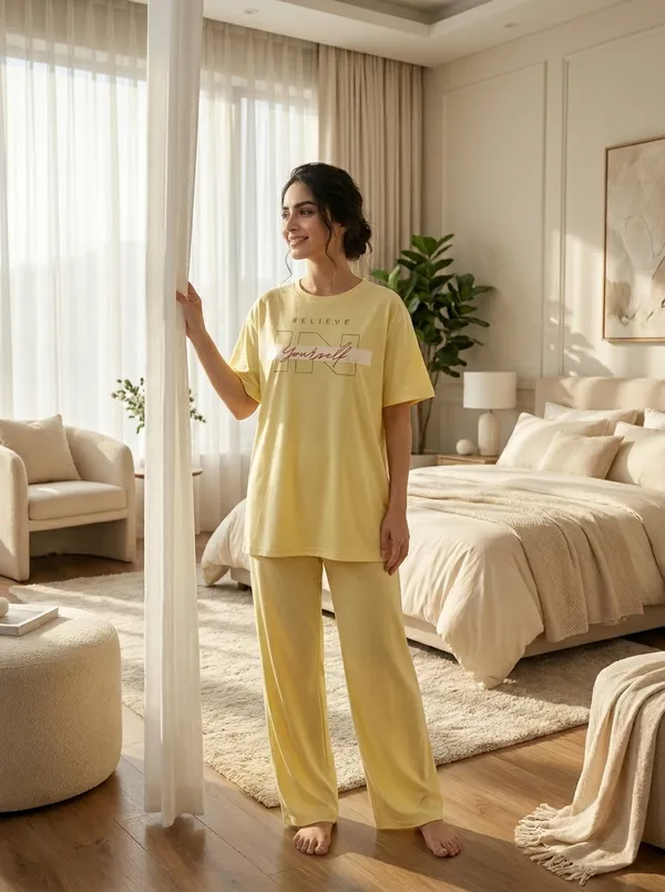 Fasense_Pure_Sinker_Cotton_Night_Suit_for_Women,__Super-Soft_Everyday_Loungewear_Tee_&_Pyjama_Set_for_Ladies_(Breathable,_Relaxed_Fit)