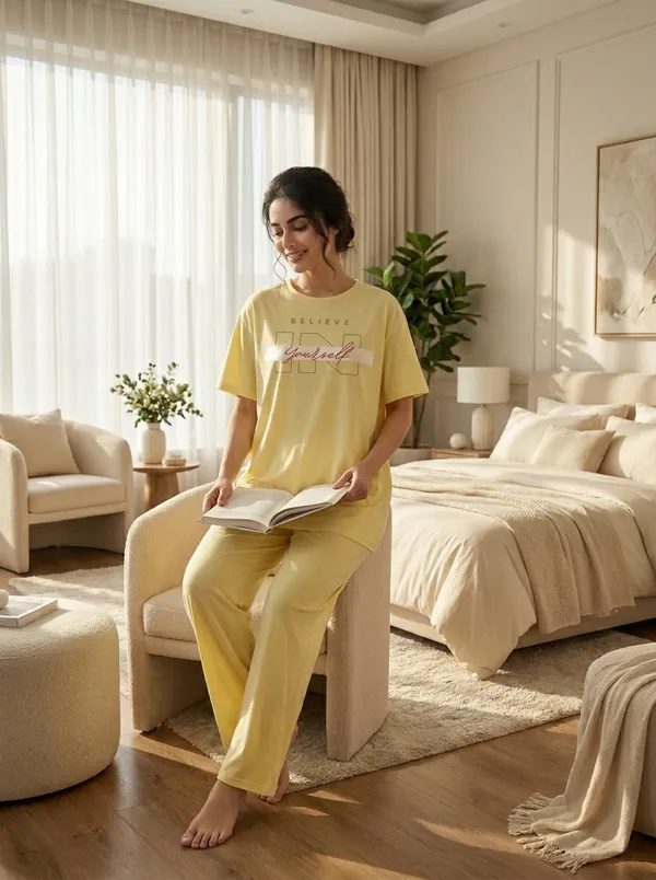 Fasense_Pure_Sinker_Cotton_Night_Suit_for_Women,__Super-Soft_Everyday_Loungewear_Tee_&_Pyjama_Set_for_Ladies_(Breathable,_Relaxed_Fit)