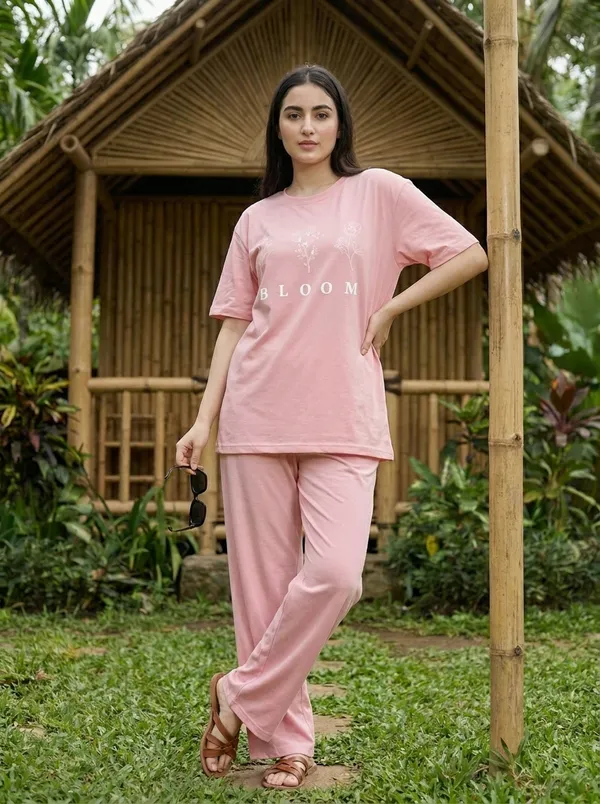 Fasense_Pure_Sinker_Cotton_Night_Suit_for_Women,__Super-Soft_Everyday_Loungewear_Tee_&_Pyjama_Set_for_Ladies_(Breathable,_Relaxed_Fit)