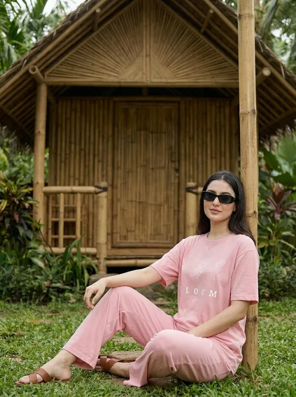 Fasense_Pure_Sinker_Cotton_Night_Suit_for_Women,__Super-Soft_Everyday_Loungewear_Tee_&_Pyjama_Set_for_Ladies_(Breathable,_Relaxed_Fit)