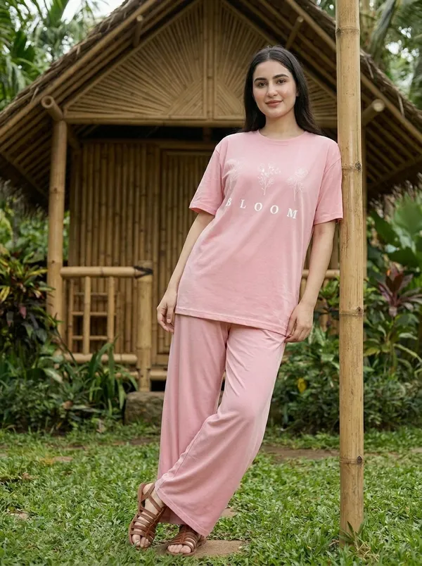 Fasense_Pure_Sinker_Cotton_Night_Suit_for_Women,__Super-Soft_Everyday_Loungewear_Tee_&_Pyjama_Set_for_Ladies_(Breathable,_Relaxed_Fit)