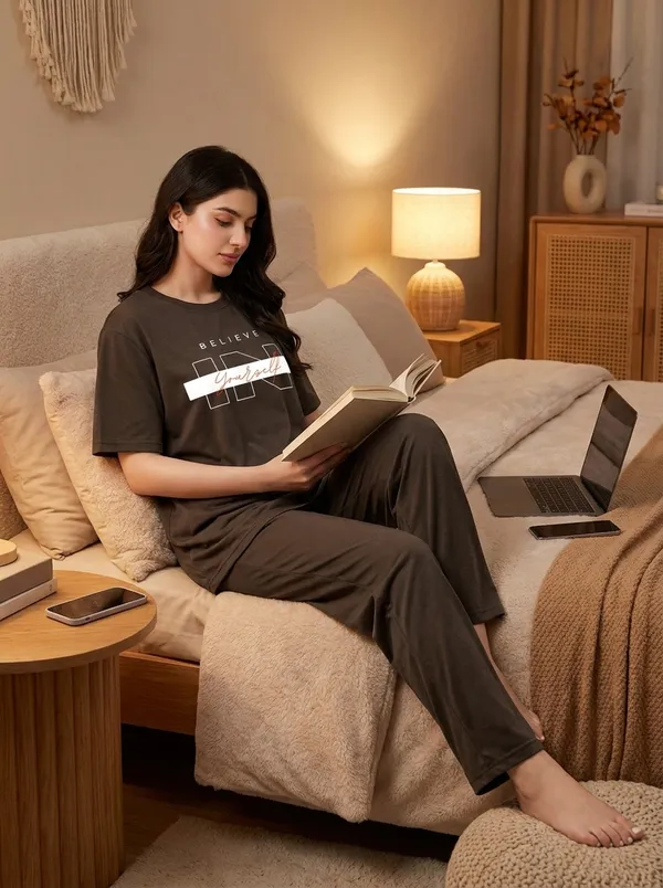 Fasense_Pure_Sinker_Cotton_Night_Suit_for_Women,__Super-Soft_Everyday_Loungewear_Tee_&_Pyjama_Set_for_Ladies_(Breathable,_Relaxed_Fit)