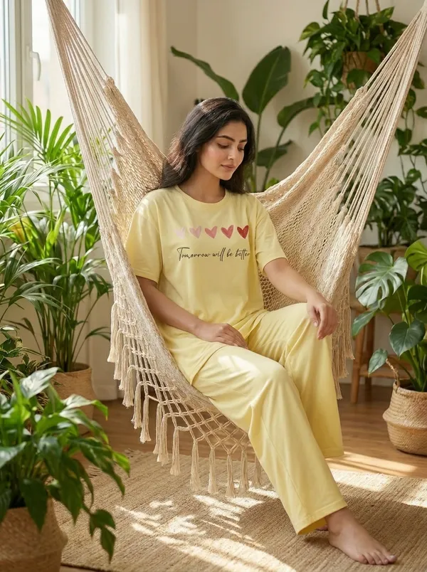 Fasense_Pure_Sinker_Cotton_Night_Suit_for_Women,__Super-Soft_Everyday_Loungewear_Tee_&_Pyjama_Set_for_Ladies_(Breathable,_Relaxed_Fit)