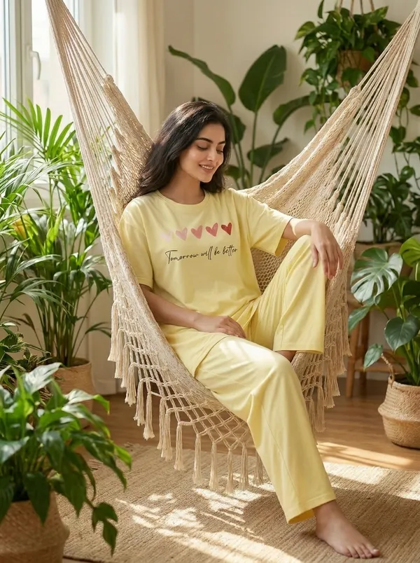 Fasense_Pure_Sinker_Cotton_Night_Suit_for_Women,__Super-Soft_Everyday_Loungewear_Tee_&_Pyjama_Set_for_Ladies_(Breathable,_Relaxed_Fit)