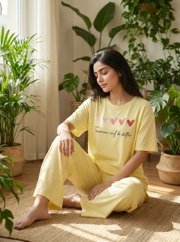 Fasense_Pure_Sinker_Cotton_Night_Suit_for_Women,__Super-Soft_Everyday_Loungewear_Tee_&_Pyjama_Set_for_Ladies_(Breathable,_Relaxed_Fit)