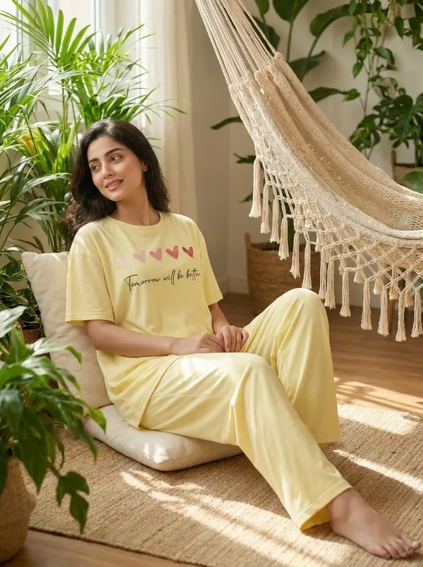 Fasense_Pure_Sinker_Cotton_Night_Suit_for_Women,__Super-Soft_Everyday_Loungewear_Tee_&_Pyjama_Set_for_Ladies_(Breathable,_Relaxed_Fit)