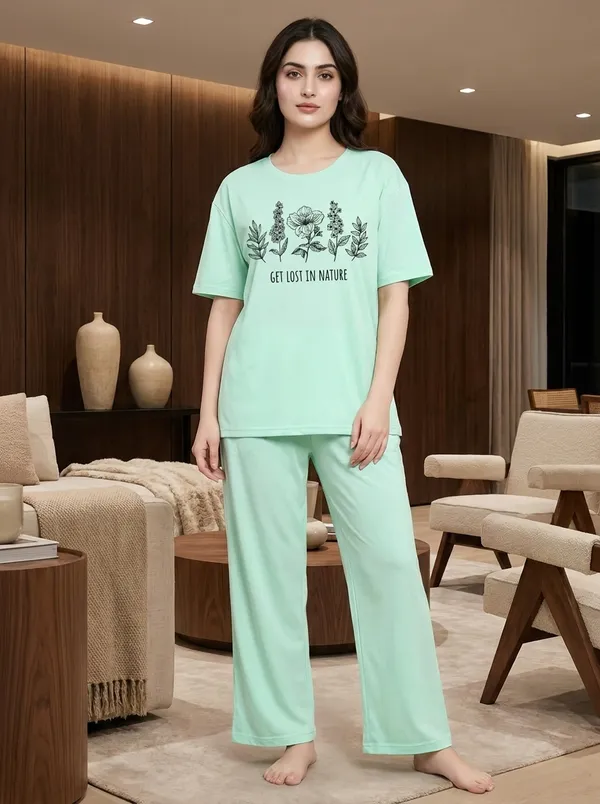 Fasense_Pure_Sinker_Cotton_Night_Suit_for_Women,__Super-Soft_Everyday_Loungewear_Tee_&_Pyjama_Set_for_Ladies_(Breathable,_Relaxed_Fit)