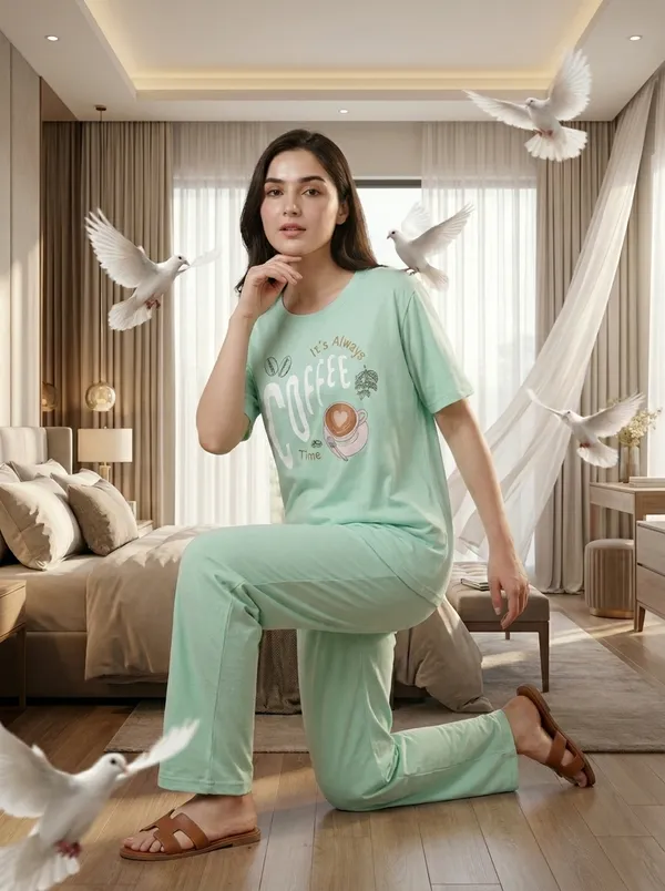 Fasense_Pure_Sinker_Cotton_Night_Suit_for_Women,__Super-Soft_Everyday_Loungewear_Tee_&_Pyjama_Set_for_Ladies_(Breathable,_Relaxed_Fit)