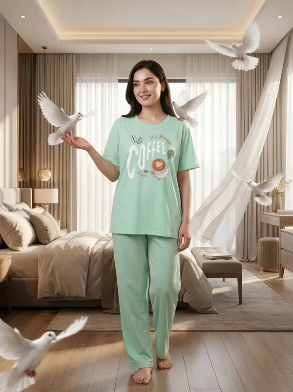 Fasense_Pure_Sinker_Cotton_Night_Suit_for_Women,__Super-Soft_Everyday_Loungewear_Tee_&_Pyjama_Set_for_Ladies_(Breathable,_Relaxed_Fit)