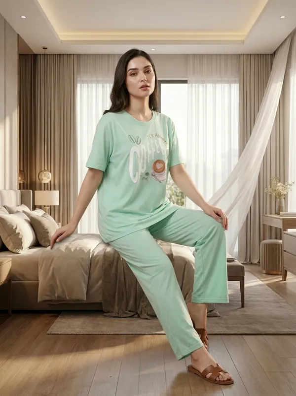 Fasense_Pure_Sinker_Cotton_Night_Suit_for_Women,__Super-Soft_Everyday_Loungewear_Tee_&_Pyjama_Set_for_Ladies_(Breathable,_Relaxed_Fit)