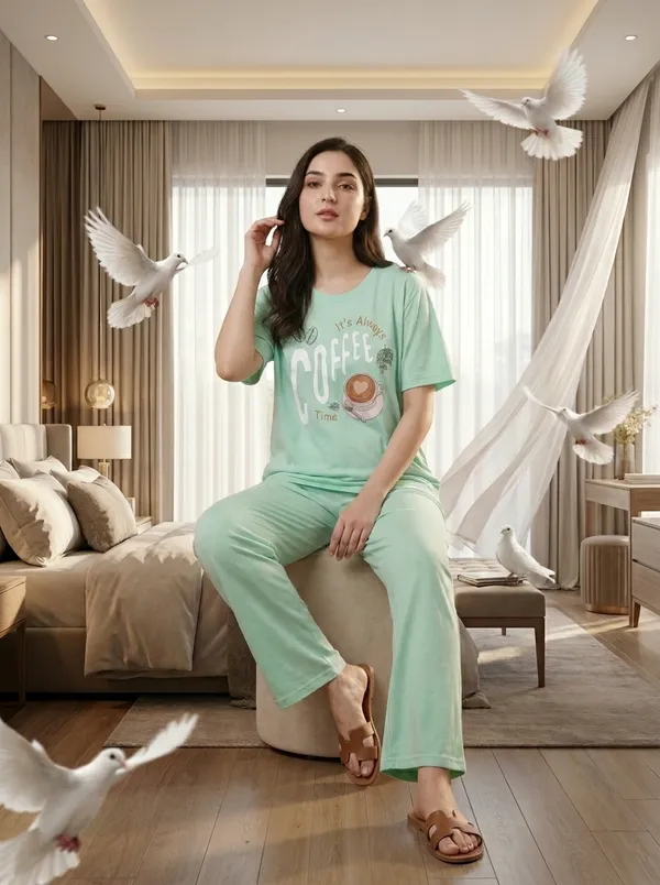 Fasense_Pure_Sinker_Cotton_Night_Suit_for_Women,__Super-Soft_Everyday_Loungewear_Tee_&_Pyjama_Set_for_Ladies_(Breathable,_Relaxed_Fit)