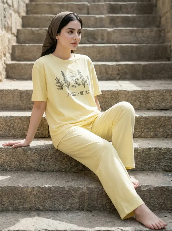 Fasense_Pure_Sinker_Cotton_Night_Suit_for_Women,__Super-Soft_Everyday_Loungewear_Tee_&_Pyjama_Set_for_Ladies_(Breathable,_Relaxed_Fit)