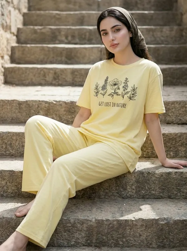 Fasense_Pure_Sinker_Cotton_Night_Suit_for_Women,__Super-Soft_Everyday_Loungewear_Tee_&_Pyjama_Set_for_Ladies_(Breathable,_Relaxed_Fit)