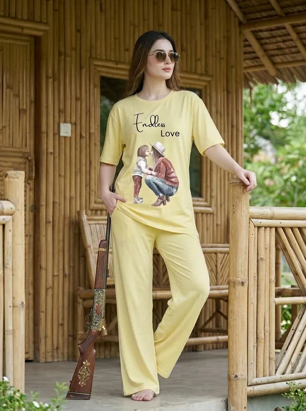 Fasense_Pure_Sinker_Cotton_Night_Suit_for_Women,__Super-Soft_Everyday_Loungewear_Tee_&_Pyjama_Set_for_Ladies_(Breathable,_Relaxed_Fit)
