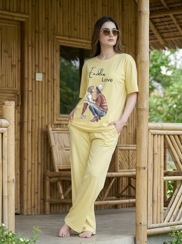 Fasense_Pure_Sinker_Cotton_Night_Suit_for_Women,__Super-Soft_Everyday_Loungewear_Tee_&_Pyjama_Set_for_Ladies_(Breathable,_Relaxed_Fit)