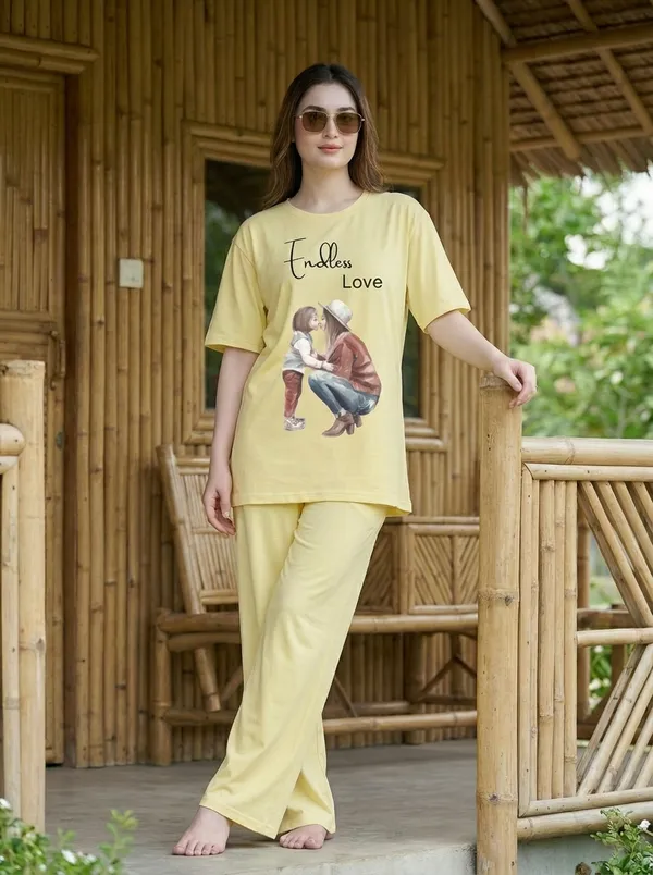 Fasense_Pure_Sinker_Cotton_Night_Suit_for_Women,__Super-Soft_Everyday_Loungewear_Tee_&_Pyjama_Set_for_Ladies_(Breathable,_Relaxed_Fit)
