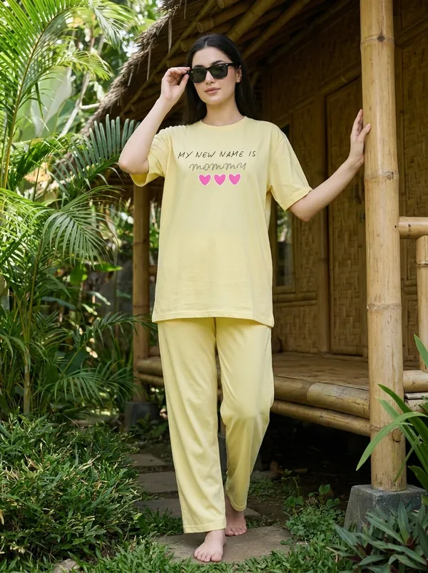 Fasense_Pure_Sinker_Cotton_Night_Suit_for_Women,__Super-Soft_Everyday_Loungewear_Tee_&_Pyjama_Set_for_Ladies_(Breathable,_Relaxed_Fit)