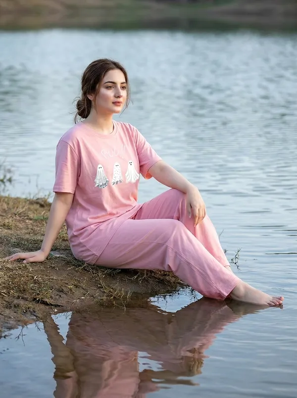 Fasense_Pure_Sinker_Cotton_Night_Suit_for_Women,__Super-Soft_Everyday_Loungewear_Tee_&_Pyjama_Set_for_Ladies_(Breathable,_Relaxed_Fit)