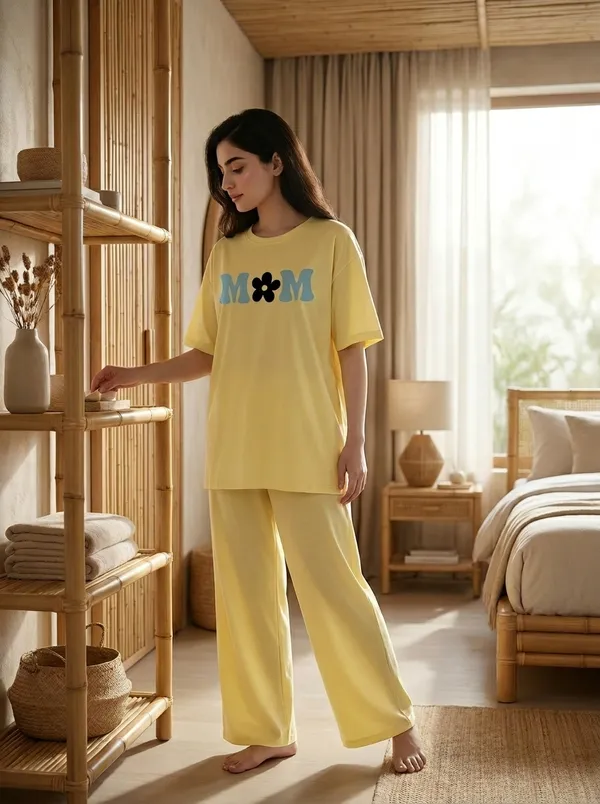 Fasense_Pure_Sinker_Cotton_Night_Suit_for_Women,__Super-Soft_Everyday_Loungewear_Tee_&_Pyjama_Set_for_Ladies_(Breathable,_Relaxed_Fit)