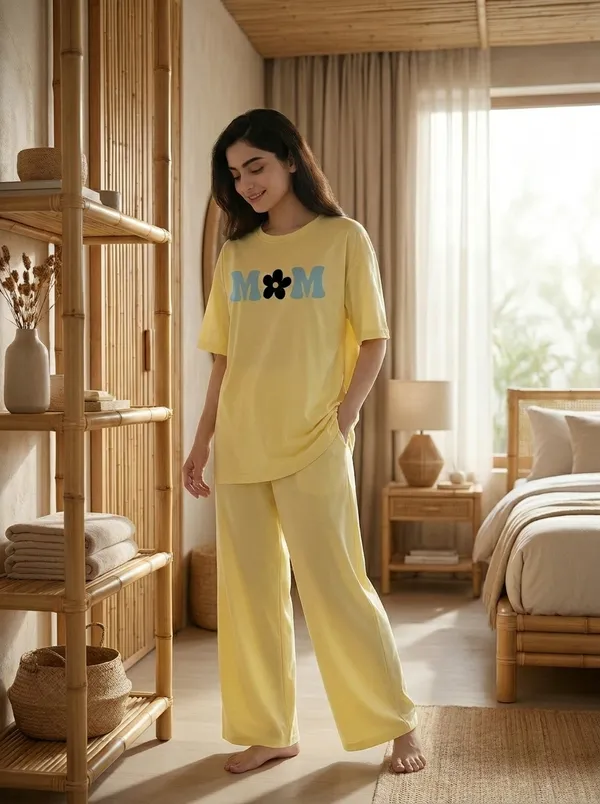 Fasense_Pure_Sinker_Cotton_Night_Suit_for_Women,__Super-Soft_Everyday_Loungewear_Tee_&_Pyjama_Set_for_Ladies_(Breathable,_Relaxed_Fit)