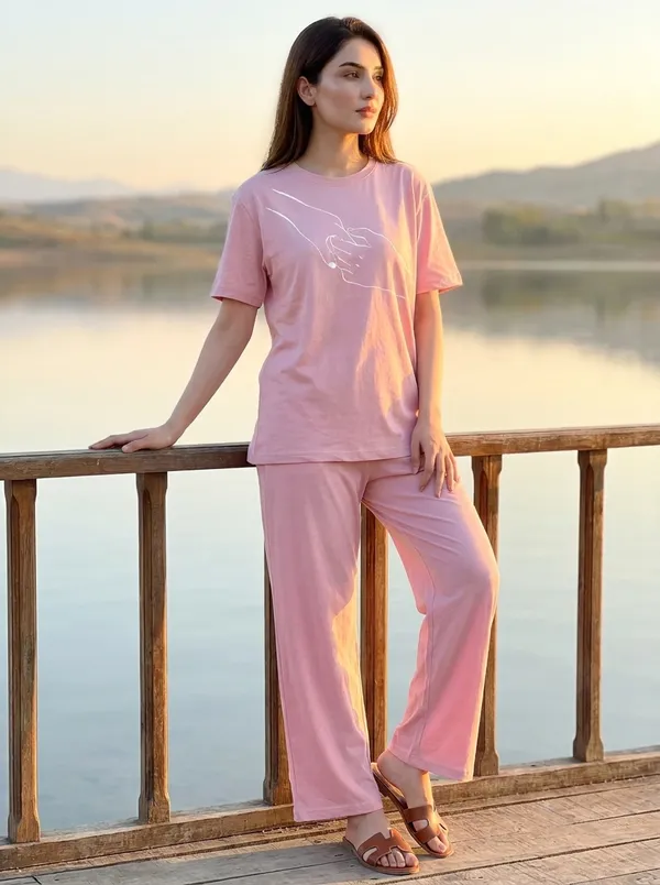 Fasense_Pure_Sinker_Cotton_Night_Suit_for_Women,__Super-Soft_Everyday_Loungewear_Tee_&_Pyjama_Set_for_Ladies_(Breathable,_Relaxed_Fit)