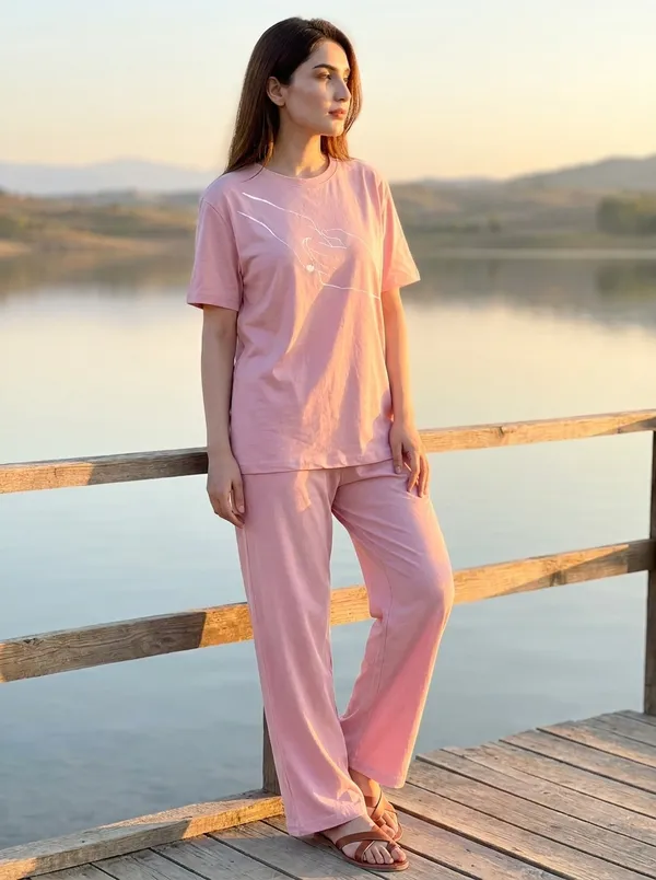 Fasense_Pure_Sinker_Cotton_Night_Suit_for_Women,__Super-Soft_Everyday_Loungewear_Tee_&_Pyjama_Set_for_Ladies_(Breathable,_Relaxed_Fit)