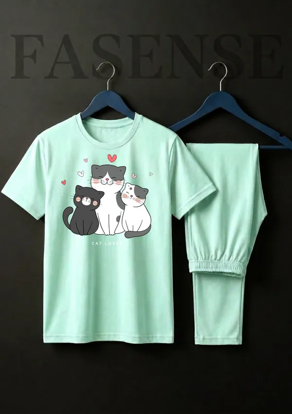 Fasense_Pure_Sinker_Cotton_Night_Suit_for_Women,__Super-Soft_Everyday_Loungewear_Tee_&_Pyjama_Set_for_Ladies_(Breathable,_Relaxed_Fit)