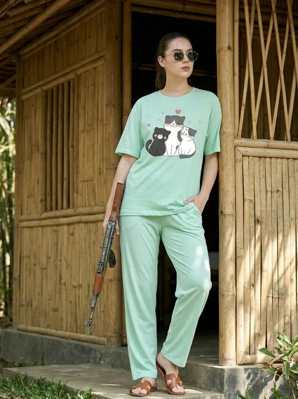 Fasense_Pure_Sinker_Cotton_Night_Suit_for_Women,__Super-Soft_Everyday_Loungewear_Tee_&_Pyjama_Set_for_Ladies_(Breathable,_Relaxed_Fit)