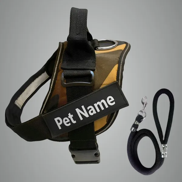 Camouflage_Mesh_Customized_Dog_Vest_Harness