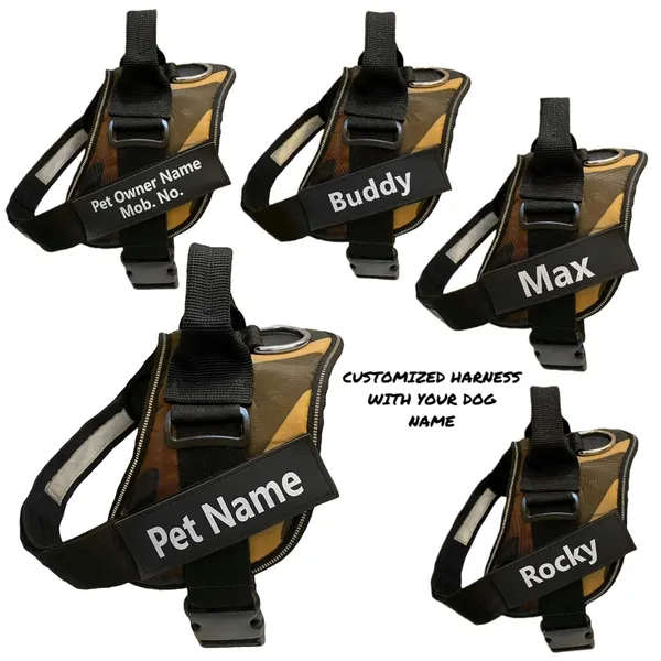 Camouflage_Mesh_Customized_Dog_Vest_Harness