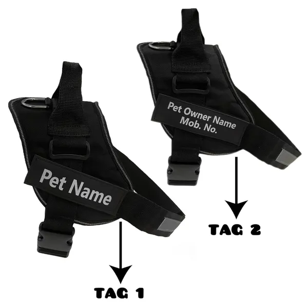 Black_Mesh_Customized_Dog_Vest_Harness