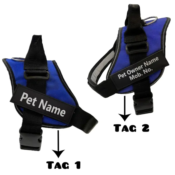 Royal_Blue_Mesh_Customized_Dog_Vest_Harness