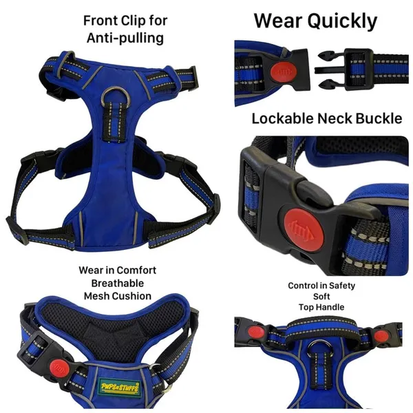Blue_Nylon_Night_Reflective_Large_Dog_Harness_With_3_Buckles_For_Safe_&_Comfortable_Walks