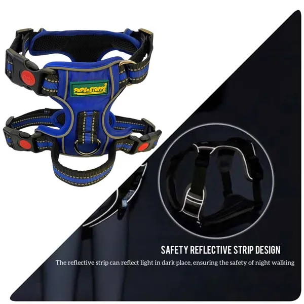 Blue_Nylon_Night_Reflective_Large_Dog_Harness_With_3_Buckles_For_Safe_&_Comfortable_Walks