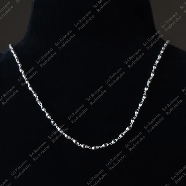 Tulsi_Mala_Black_Small_Silver