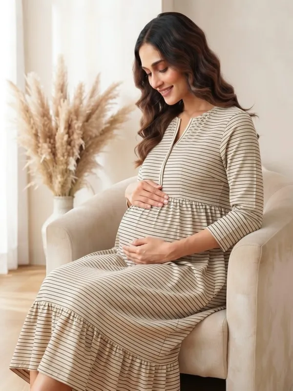 Striped_Maternity_Midi_Dress