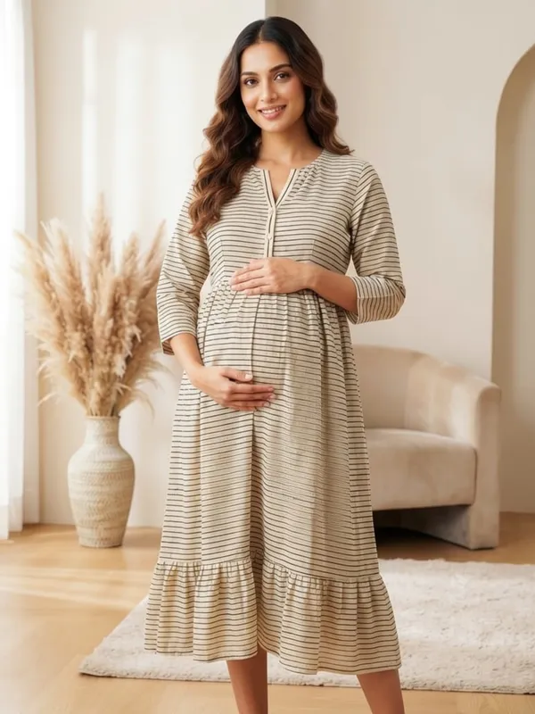 Striped_Maternity_Midi_Dress