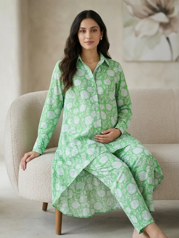 Verdant_Bloom_Maternity_High-Low_Shirt