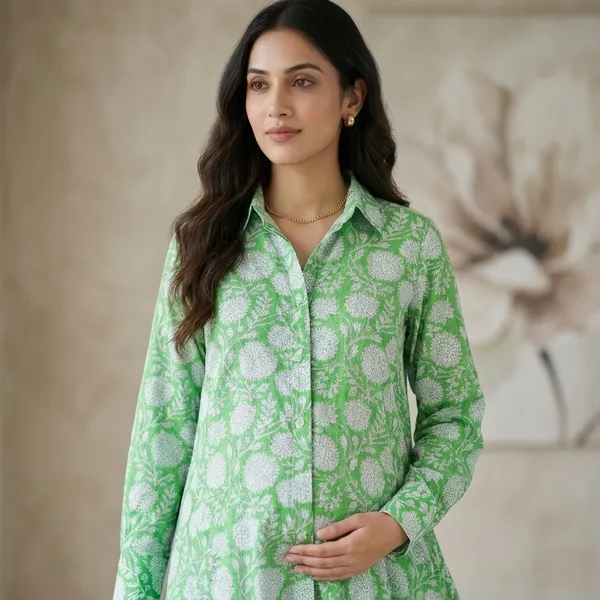 Verdant_Bloom_Maternity_High-Low_Shirt