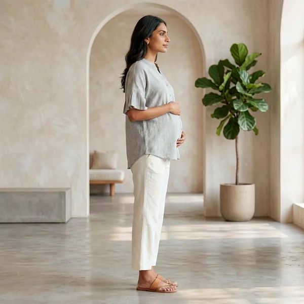 Serene_Pleated-Sleeve_Maternity_Top