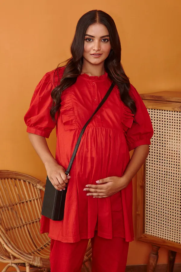 Red_Aurdrey_Maternity_&_Nursing_Co-Ord_Set