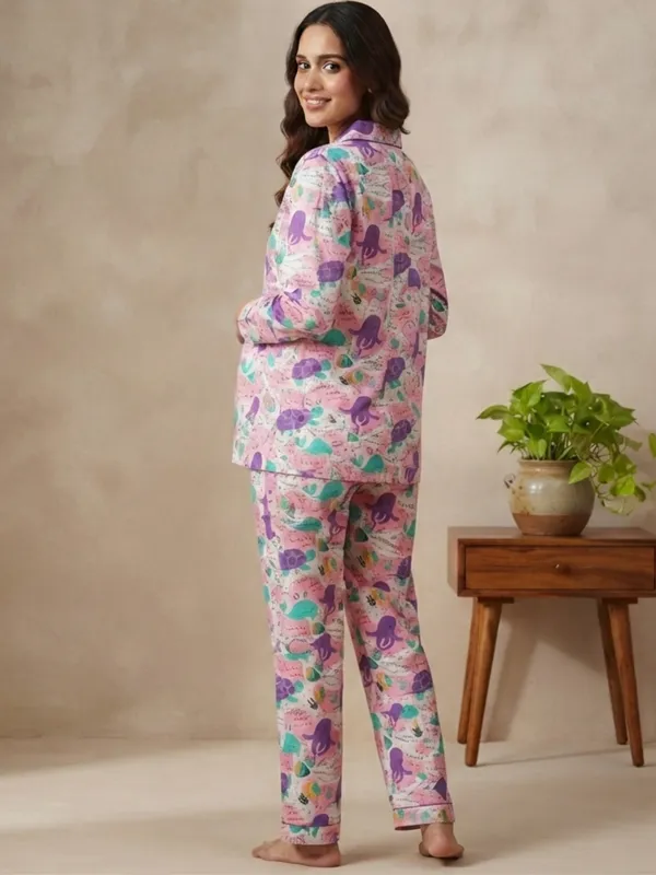 Lavender_Lagoon_Maternity_Cotton_Night_Suit