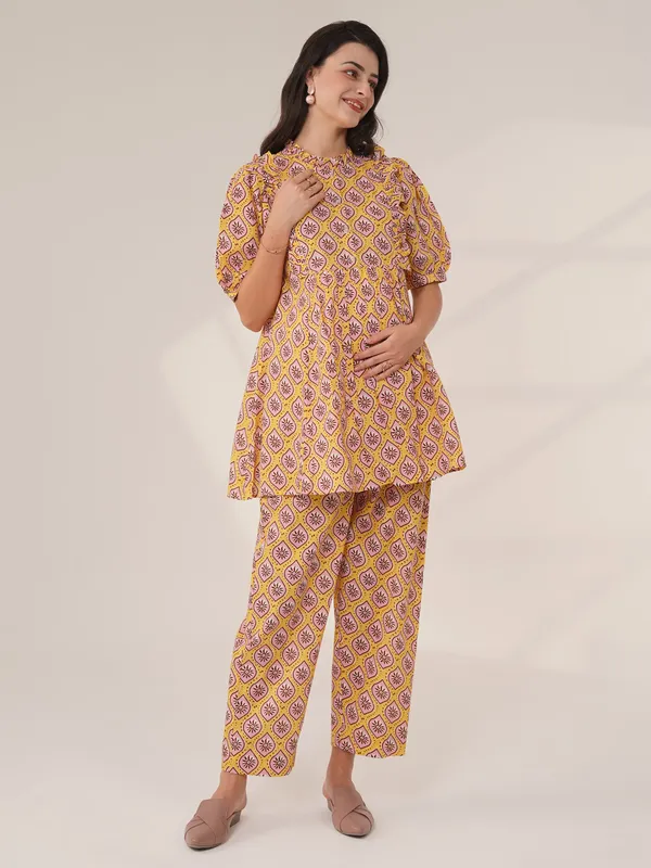 Yellow_&_Pink_Sunkissed_Bloom_Maternity_Co-Ord_Set