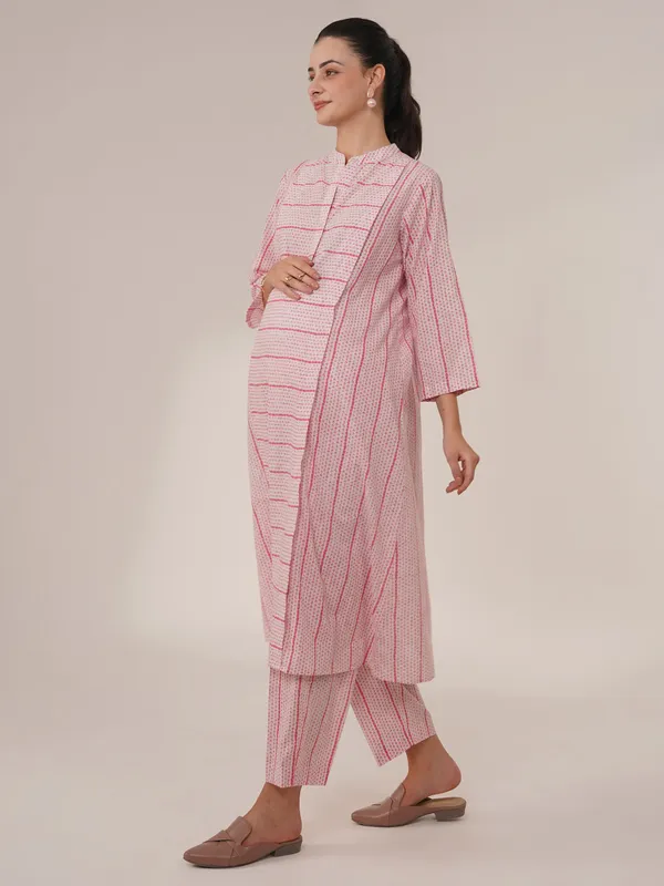 Pink_&_White_Blush_Stripes_Maternity_Co-Ord_Set_Minimal_Elegance