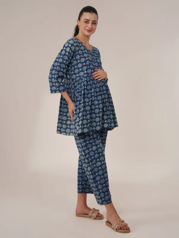 Indigo_Elephant_Print_Maternity_Night_Co-Ord_Set
