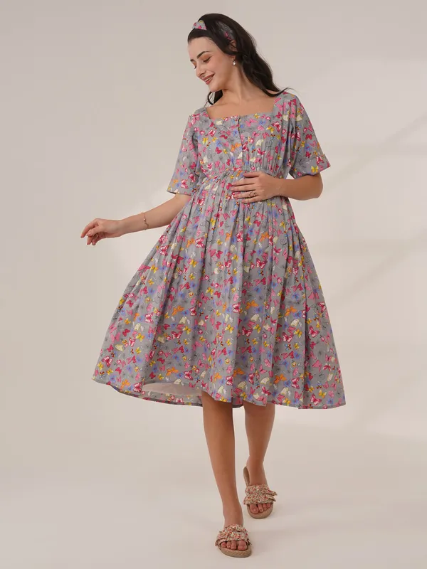Multicolor_Butterfly_Kisses_Maternity_Dress