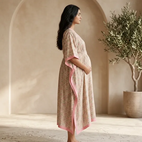 Rose_Botanical_Maternity_Kaftan
