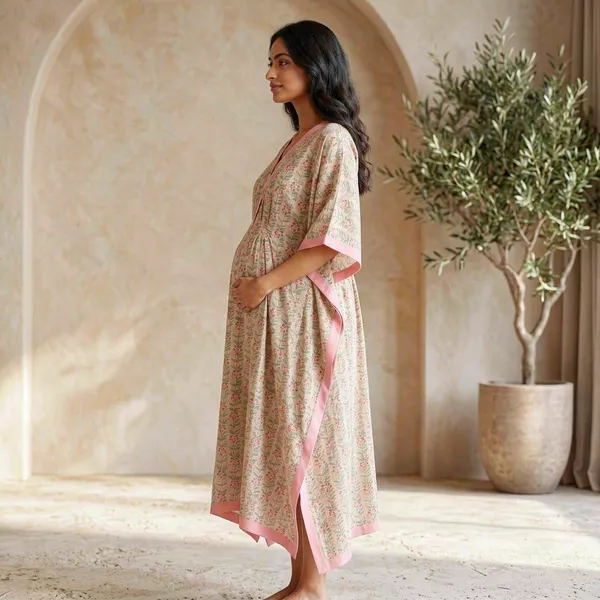Rose_Botanical_Maternity_Kaftan