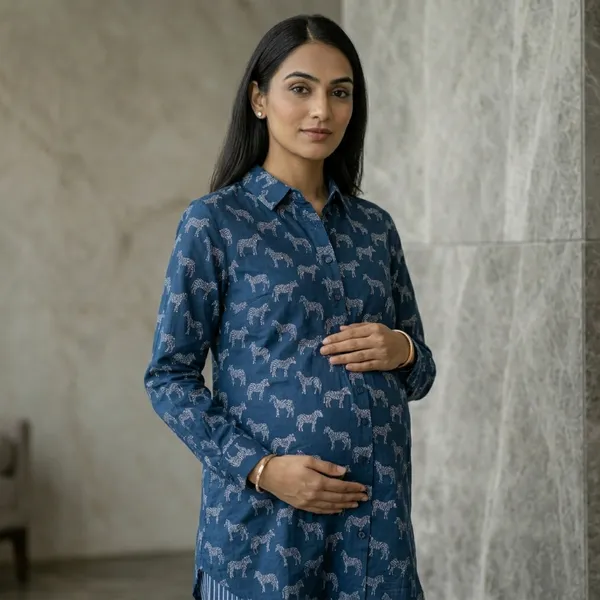 Indigo_Zebra_Maternity_Tunic